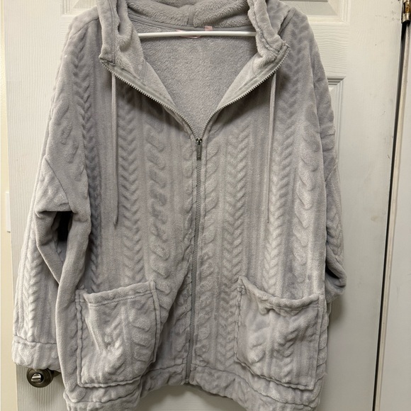 La Vie En Rose Sweaters - La Vie En Rose Soft Gray Jacket